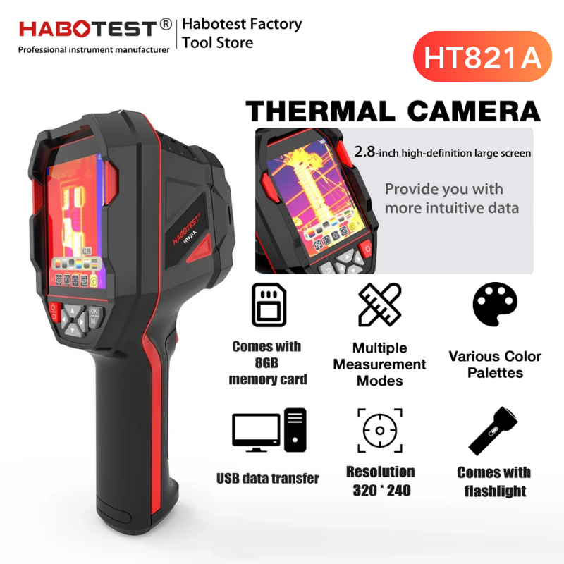 HABOTEST HT821A 충전식 열화상 카메라 -2 - Thermal Imaging Camera Pcb Repair 리뷰 및 가격