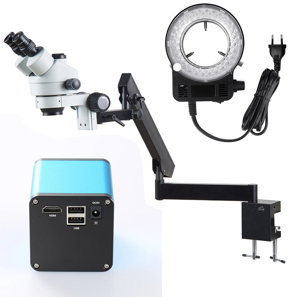 조절 가능한 관절식 암 접이식 조인트 클램프 커넥터 7 - Trinocular Stereo Microscope 7X-45X 리뷰 및 가격